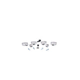 2001-2005 Chevrolet / GMC Billet Forward Facing Thermostat Housing Kit Polar White