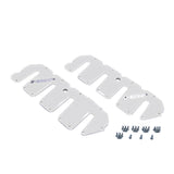 2004.5-2010 Chevrolet / GMC Billet Valve Covers Polar White