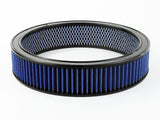 Magnum Flow Round Open Racing Air Filter w/ Pro 5R Media 14 Inch OD x 12 Inch ID x 3 Inch H w/ Expanded Metal Blue aFe Power