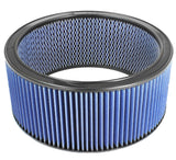 Magnum Flow Round Open Racing Air Filter w/ Pro 5R Media 14 Inch OD x 12 Inch ID x 6 Inch H w/ Expanded Metal Blue aFe Power