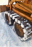 Skid Steer Loader Over Tire Steel Tracks "OTT" 8.5 or 9 Wide Tires