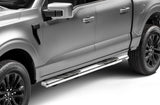 5 Inch 1000 Series Side Steps with Mounting Brackets Kit Polished Stainless Steel 2015-2026 Ford F-150/ F-250/F-350 Go Rhino