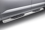 5 Inch 1000 Series Side Steps with Mounting Brackets Kit Polished Stainless Steel 2007-2021 Toyota Tundra Go Rhino