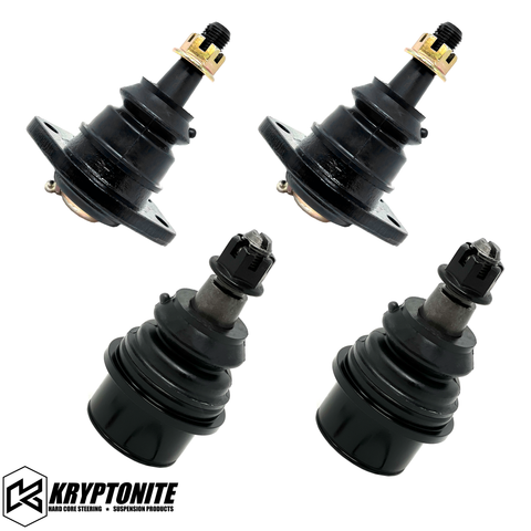 KRYPTONITE UPPER AND LOWER BALL JOINT PACKAGE DEAL FOR AFTERMARKET CONTROL ARMS 2011–2025 CHEVY/GMC HD TRUCKS
