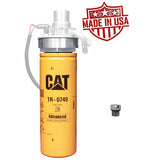 CAT Fuel Filter Adapter W/ 1R-0749 Filter for 6.6l Duramax 2001-2016 Chevy GMC
