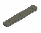 Grouser Wear Bars for Skid Steer Loader Over Tire Steel Tracks "OTT"