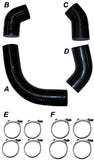 LB7 2001 Silicone Hose And Clamp Kit Black PPE Diesel