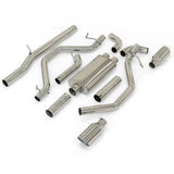 Exhaust Cat Back w/tips 09-13 PPE Diesel