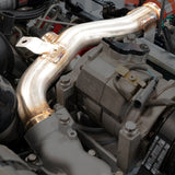 Engine Coolant Return Pipe 2004.5-05 LLY 304 Stainless Polished PPE Diesel