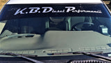 KB Diesel Performance LLC Windshield Decal