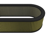 Magnum Flow Round Racing Air Filter w/ Pro Guard 7 Media 18-1/8 Inch L x 7-1/4 Inch W x 5-1/8 Inch H w/ Expanded Metal aFe Power