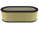 Magnum Flow Round Racing Air Filter w/ Pro Guard 7 Media 18-1/8 Inch L x 7-1/4 Inch W x 6 Inch H w/ Expanded Metal aFe Power