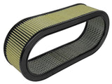 Magnum Flow Round Racing Air Filter w/ Pro Guard 7 Media 18-1/8 Inch L x 7-1/4 Inch W x 6 Inch H w/ Expanded Metal aFe Power