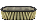 Magnum Flow Round Racing Air Filter w/ Pro Guard 7 Media 18-1/8 Inch L x 7-1/4 Inch W x 5 Inch H w/ Expanded Metal aFe Power