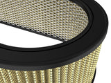 Magnum Flow Round Racing Air Filter w/ Pro Guard 7 Media 18-1/8 Inch L x 7-1/4 Inch W x 5 Inch H w/ Expanded Metal aFe Power