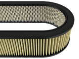 Magnum Flow Round Racing Air Filter w/ Pro Guard 7 Media 18-1/8 Inch L x 7-1/4 Inch W x 4 Inch H w/ Expanded Metal aFe Power