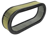 Magnum Flow Round Racing Air Filter w/ Pro Guard 7 Media 18-1/8 Inch L x 7-1/4 Inch W x 4 Inch H w/ Expanded Metal aFe Power