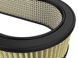 Magnum Flow Round Racing Air Filter w/ Pro Guard 7 Media 18-1/8 Inch L x 7-1/4 Inch W x 4 Inch H w/ Expanded Metal aFe Power