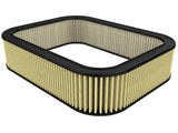 Magnum Flow Round Racing Air Filter w/ Pro Guard 7 Media 20-1/4 Inch L x 16-3/8 Inch W x 5-1/4 Inch H w/ Expanded Metal aFe Power
