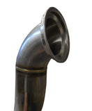 Compound Twin Turbo Exhaust Downpipe for 2011-2016 6.6l Duramax