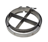 "Short" 5in Marmon Flare S400 *T6 Foot* Downpipe Turbo Guard Cross Bolts Flare Flange & Clamp