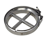 "Short" 5in Marmon Flare S400 *T6 Foot* Downpipe Turbo Guard Cross Bolts Flare Flange & Clamp