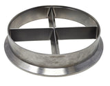 "Short" 5in Marmon Flare S400 *T6 Foot* Downpipe Turbo Guard Cross Bolts Flare Flange & Clamp