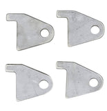 4pcs "Notched" 4-Link Panhard Bar Traction Bar Mount Weld On Tabs Brackets
