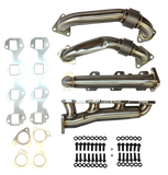 Fabricated High Flow Exhaust Manifolds & Up Pipes for 6.6 Duramax 2001-2004 LB7