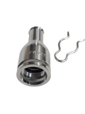 Billet Aluminum Heater Core Hose Coolant Connector for 2001-2014 6.6l Duramax