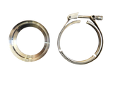 Machined Downpipe Flare Flange & Clamp for S400 *T6 Foot*
