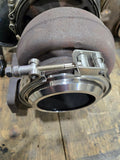 Machined Downpipe Flare Flange & Clamp for S400 *T6 Foot*
