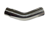5"ID x 6"OD x 23" Long Polished 304SS Elbow Turn Down Turn Up Exhaust Tip +Clamp