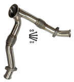 Upgraded Bellowed Up Y-Pipe Manifold to Turbo for 1999-03 Ford Powerstroke 7.3L