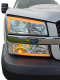 Switchback Cat Eye Headlights for 6.6l Duramax LB7-LBZ 03-06 Chevy Silverado
