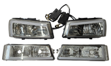 Switchback Cat Eye Headlights for 6.6l Duramax LB7-LBZ 03-06 Chevy Silverado