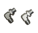 M22 O-Ring Boss by -10 AN / JIC 90° Elbow Fittings For Oil Cooler Lines