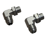 M20 O-Ring Boss by -10 AN / JIC 90° Elbow Fittings For Oil Cooler Lines