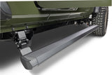 RealTruck VoltStep Electric Running Board Kit Textured Black 2020-2025 Jeep Gladiator Go Rhino