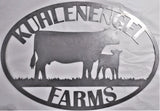 Custom Metal Farm or Family Sign, Animals, Tractor, Objects- Established In Year