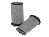 Momentum Intake Replacement Air Filter w/ Pro Dry S Media (Pair) (5x2-1/4) Inch F (6-1/4x3-3/4) Inch B (5-1/4x2-1/4) Inch T x 11 Inch H aFe Power