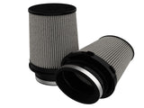 Momentum Intake Replacement Air Filter w/ Pro Dry S Media (Pair) (4-1/2x3) Inch F x (6x5) Inch B x (5x3-3/4) Inch T x 7 Inch H aFe Power
