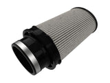 Momentum Intake Replacement Air Filter w/ Pro Dry S Media (Pair) (4-1/2x3) Inch F x (6x5) Inch B x (5x3-3/4) Inch T x 7 Inch H aFe Power