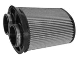 Momentum Intake Replacement Air Filter w/ Pro Dry S Media 3 Inch F (Dual) x (8-1/4 x 6-1/4) Inch B x (7-1/4 x 5) Inch T x 9 Inch H aFe Power