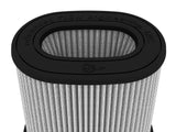 Momentum Intake Replacement Air Filter w/ Pro Dry S Media (6-3/4x4-3/4) Inch F x (8-1/4x6-1/4) x (7-1/4x5) Inch T (Inverted) x 7-3/4 Inch H aFe Power