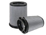 Momentum Intake Replacement Air Filter w/ Pro Dry S Media (Pair) (6 x 4) Inch F x (8-1/4 x 6-1/4) Inch B x (7-1/4 x 5) Inch T (Inverted) x 10 Inch H aFe Power