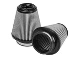 Magnum Force Intake Replacement Air Filter w/ Pro Dry S Media (Pair) 3-1/2 Inch F x (5-3/4x5) Inch B x 3-1/2 Inch T (Inverted) x 6 Inch H aFe Power