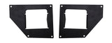 BRJ40 Light Plates for Straight End Caps (4 Inch) Textured Black For 2007-2018 Jeep Wrangler JK Go Rhino