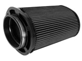 Momentum Intake Replacement Air Filter w/ Black Pro 5R Media (Pair) (6 x 4) Inch F x (8-1/4 x 6-1/4) Inch B x (7-1/4 x 5) Inch T (Inverted) x 10 Inch H aFe Power
