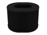Magnum Force Intake Replacement Air Filter w/ Black Pro 5R Media 5-1/2 Inch F x (12-1/4x9-3/4) Inch B x (11-1/4x8-3/4) Inch T (Inverted) x 8 Inch H aFe Power